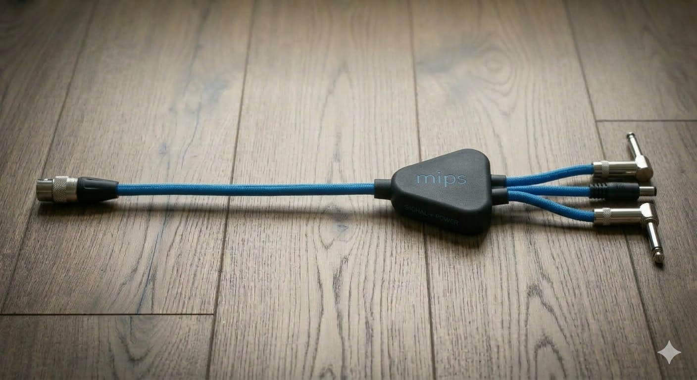 MIP-S unified cable showing breakout adapter